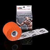 Tейп kinesio 5см*5м, оранжевый Ares